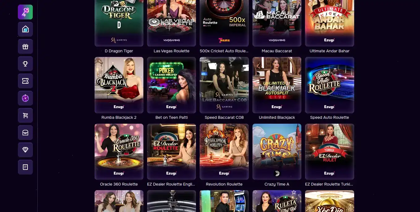 Apex casino официальный сайт — интерфейс казино
